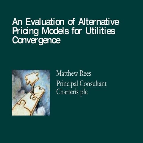 Utility Pricing Models