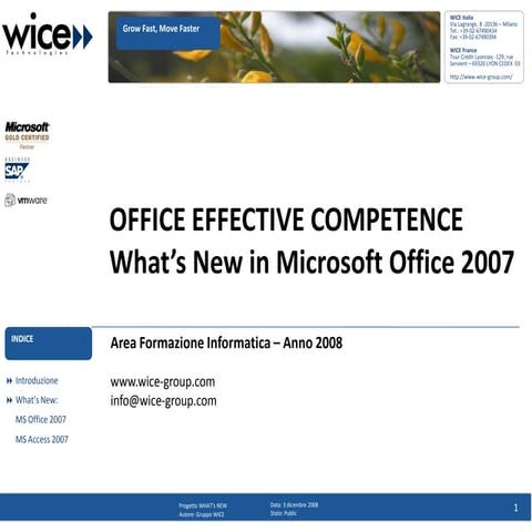 Wice Whats New Office 2007