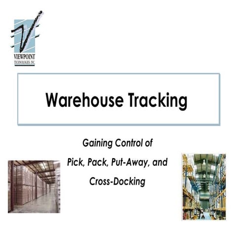 Warehouse Tracking