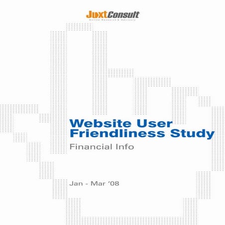Website User Friendliness Q1 Financial Info Report