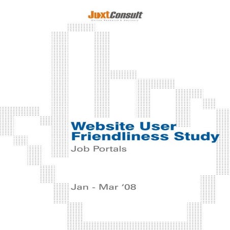 Website User Friendliness Q1 Job Portal Report