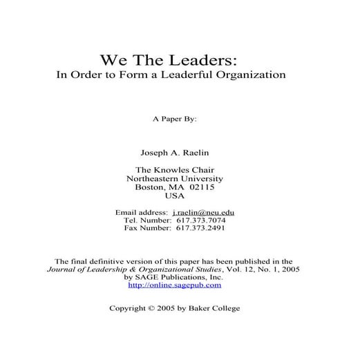 We The Leaders For Linked In