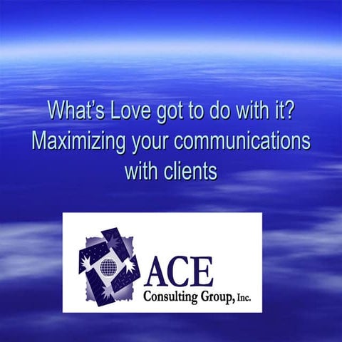 Whats Love Got To Do With It Acpi 11 09 04