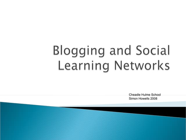 Why Blog