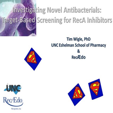 RecA foscused antibacterial screening