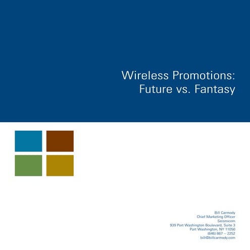 Wireless Promotions White Paper