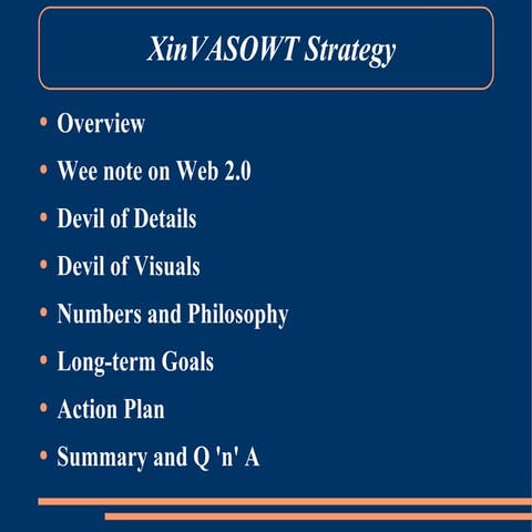 Xinthe VASOWT Strategy