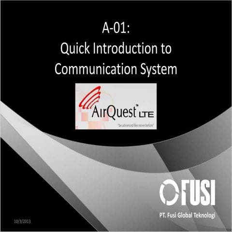Introduction to digital communications | PPTX