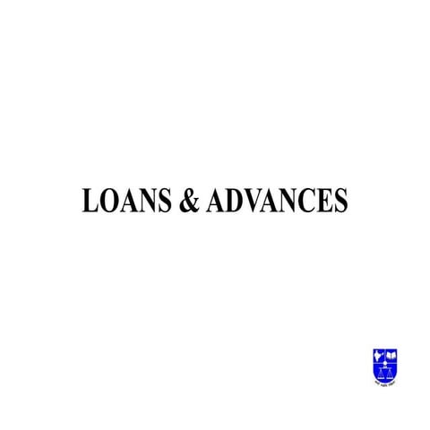 A.loans & advances