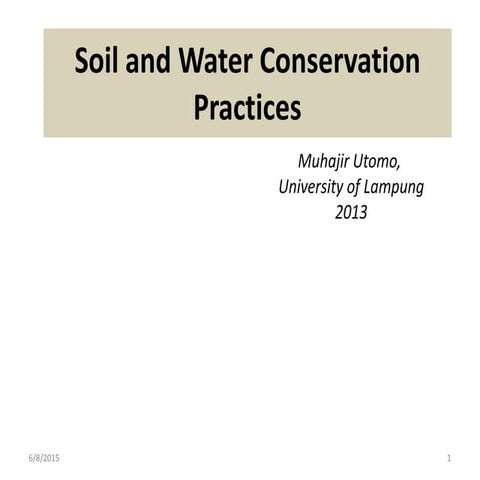 soil and water 