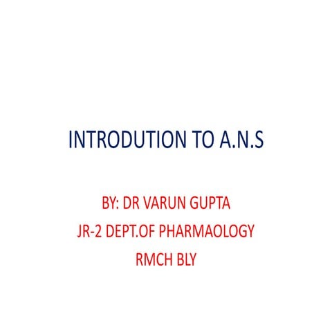 A.n.s intro by varun