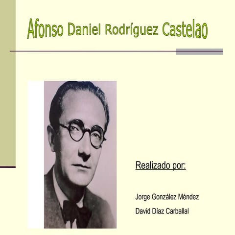 Castelao, traballo de Jorge e David