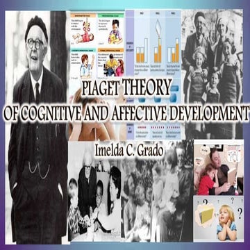 Jean Piaget.-Four Basic Cognitive Concepts(Illustration)