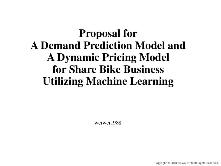 dynamic pricing using machine learning