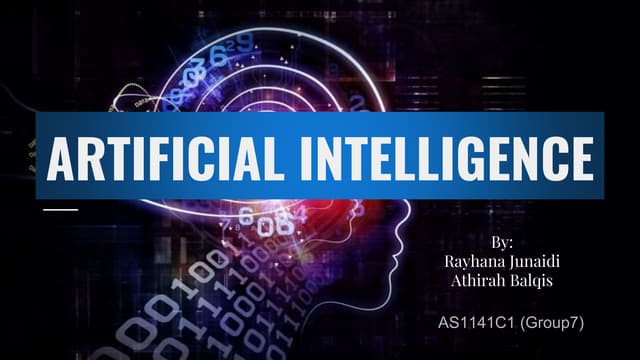 ARTIFICIAL INTELLIGENCE