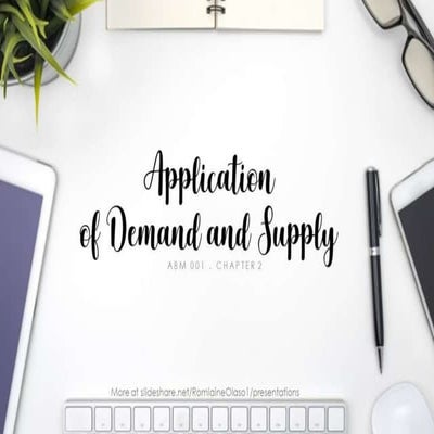 Application of Demand and Supply