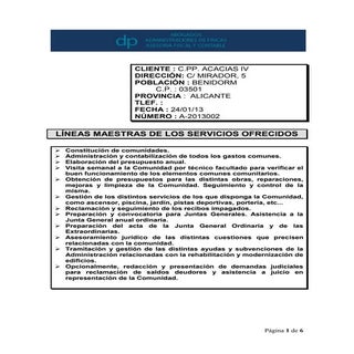 Presupuesto DP Administración de Fi...