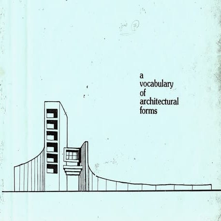 A vocabulary of architectural forms