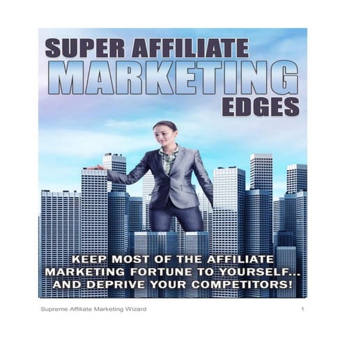 Affiliate marketing master mind 