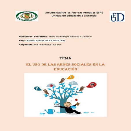 USO DE LAS REDES SOCIALES EN LA EDUCACIÓN | PDF