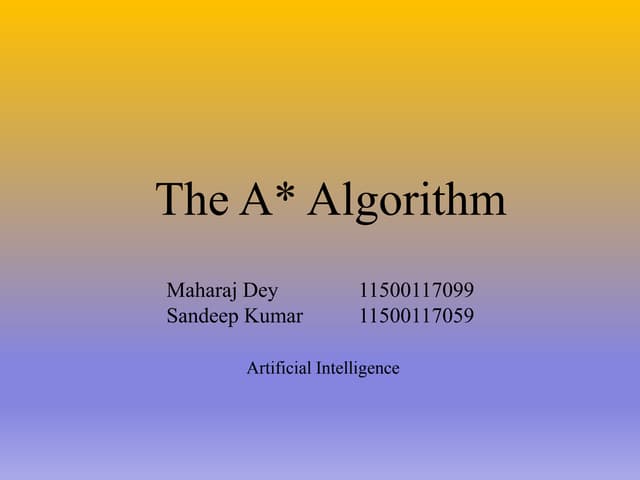 A* Algorithm
