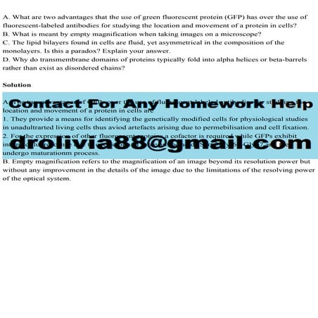 A. What are two advantages that the use of green fluorescent protein.pdf