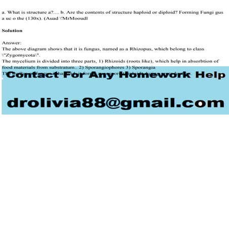 a. What is structure a.... b. Are the contents of structure haploid.pdf