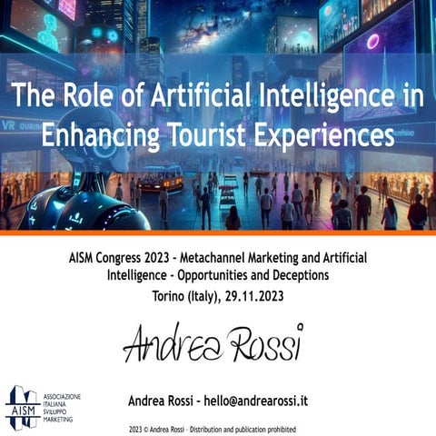 Artificial Intelligence in Tourism-A review of Trends Opportunities and ...