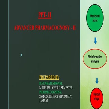 ANALYTICAL PROFILES OF HERBAL DRUGS-M.PHARM