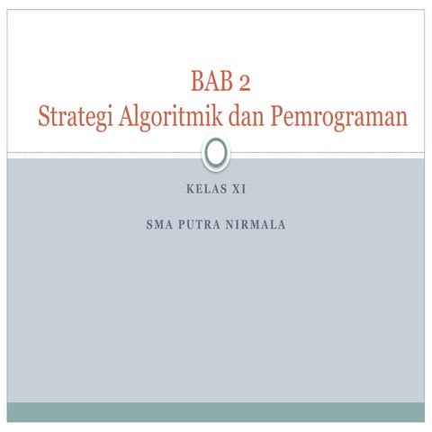 Materi Proses Pemrograman Kelas XI Informatika | PPTX