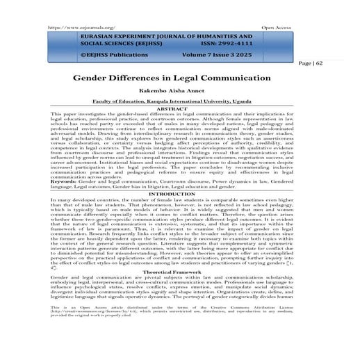 Understanding Gender Communication: Bridging the Gap | PDF
