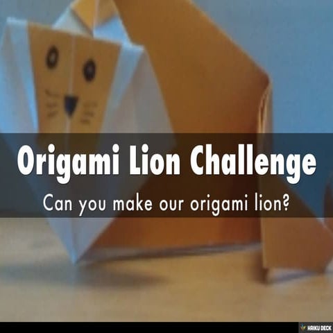 Origami Lion | PDF