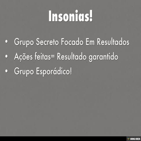 Insonias!