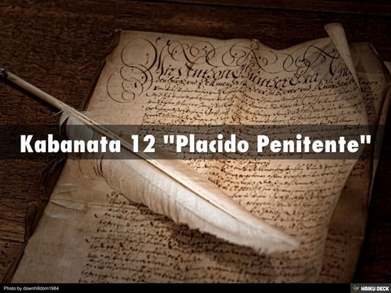 El Filibusterismo Kabanata 12: Si Placido Penitente | PPT