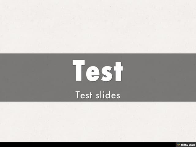 Test
