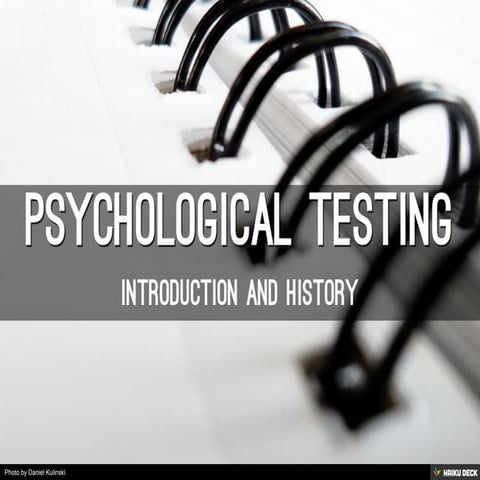Psychological Testing