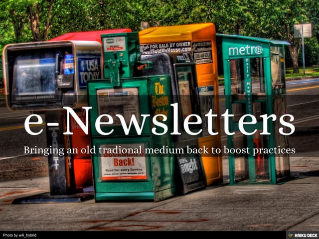 e-Newsletters