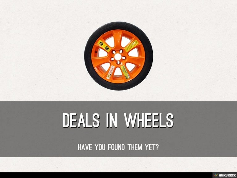Deals in Wheels