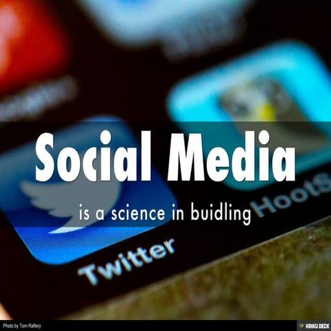 Social Media is Science