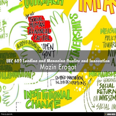 UEC 602 Leading and Managing Quality and Innovation in Urgent and Emergency Care