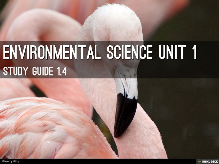 Environmental Science Unit 1
