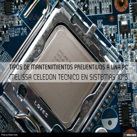 pasos de mantenimientos preventivos