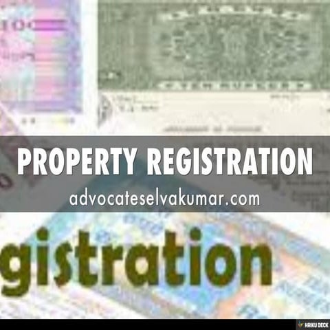 The real property registration system | PDF