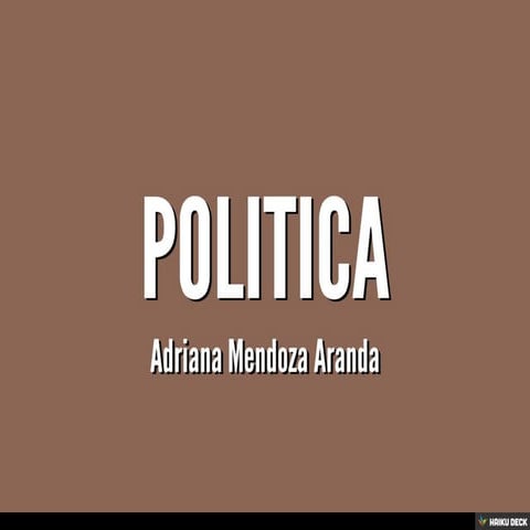 POLITICA