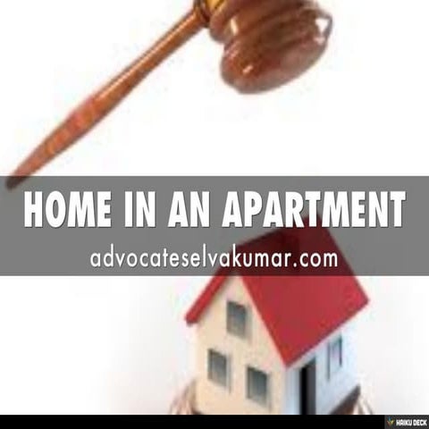 HOME IN AN APARTMENT