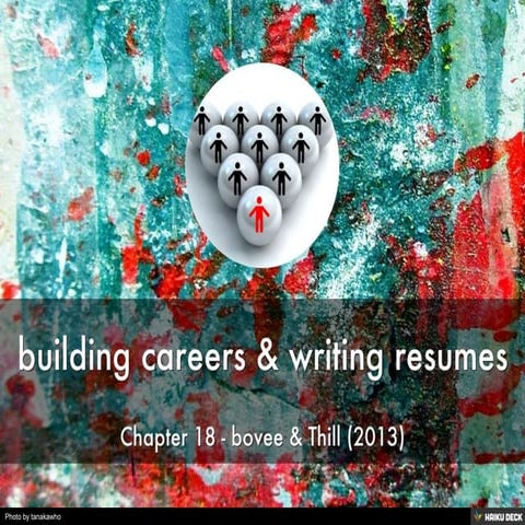 building careers & writing resumes