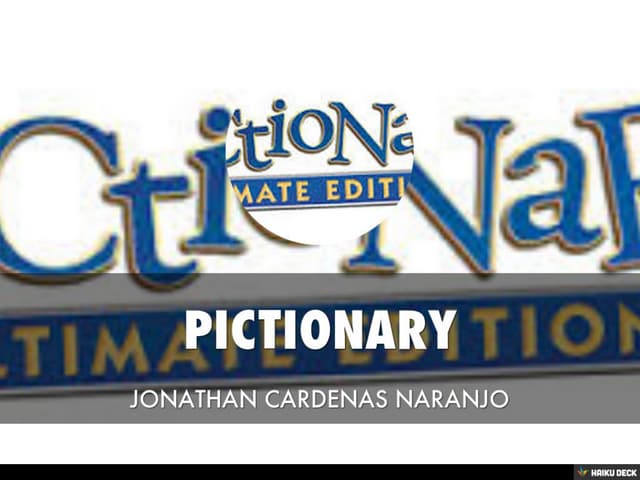 Pictionary Logo