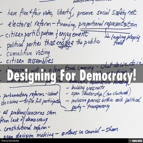 Designing For Democracy!