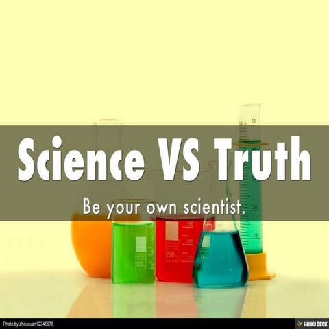 Science VS Truth | PDF