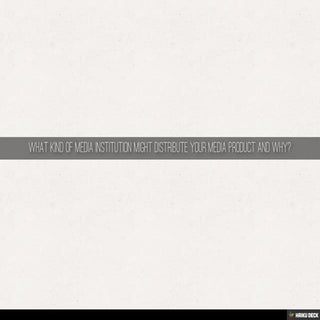 what kind of media institution migh...